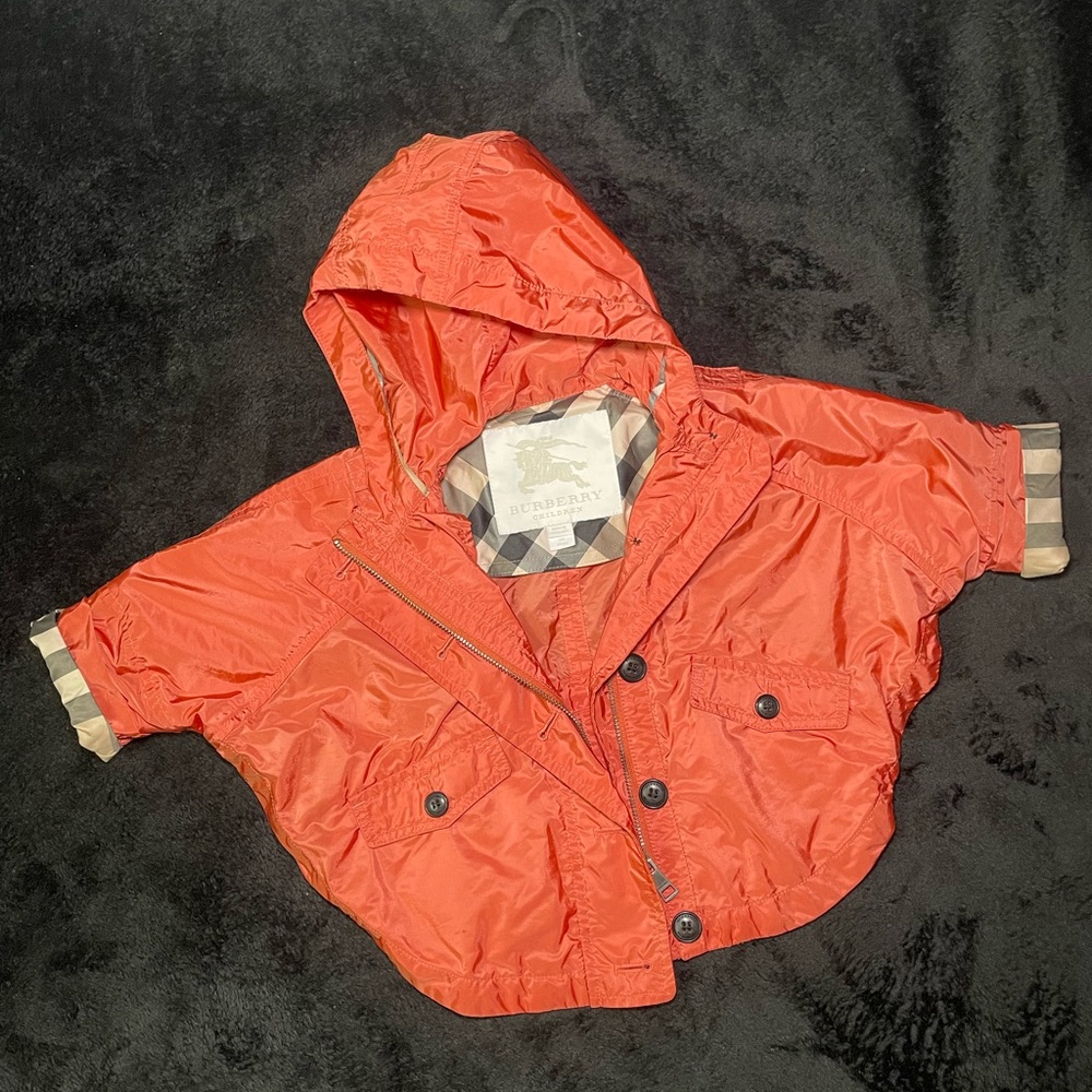 Burberry windbreaker | 9 Months | Coral